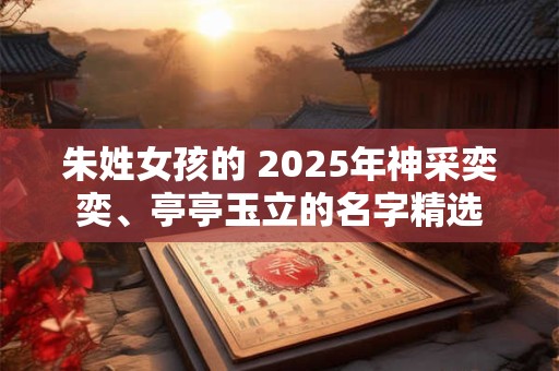 朱姓女孩的 2025年神采奕奕、亭亭玉立的名字精选