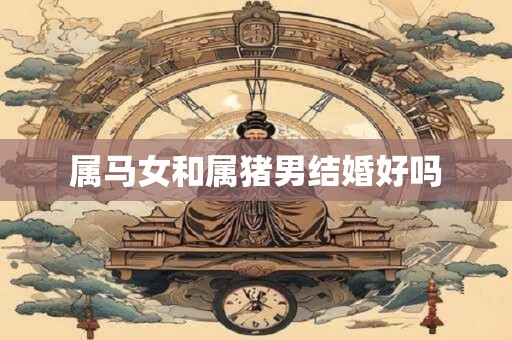 属马女和属猪男结婚好吗
