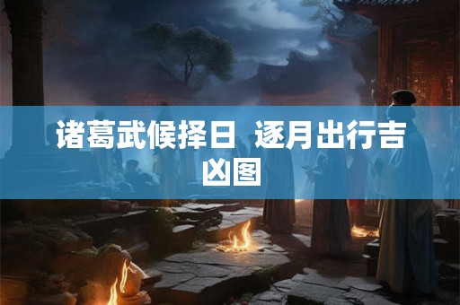 诸葛武候择日  逐月出行吉凶图