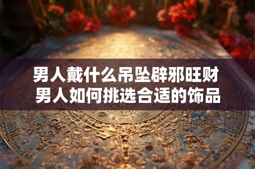 男人戴什么吊坠辟邪旺财 男人如何挑选合适的饰品