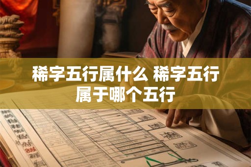稀字五行属什么 稀字五行属于哪个五行