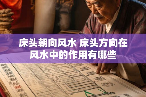 床头朝向风水 床头方向在风水中的作用有哪些