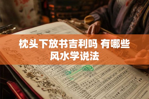 枕头下放书吉利吗 有哪些风水学说法