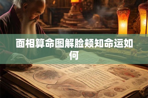面相算命图解脸颊知命运如何