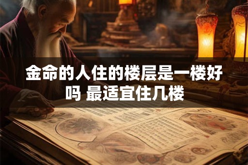 金命的人住的楼层是一楼好吗 最适宜住几楼