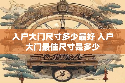 入户大门尺寸多少最好 入户大门最佳尺寸是多少 入户大门尺寸多少最好 入户大门最佳尺寸是多少