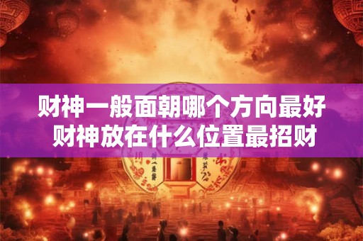 财神一般面朝哪个方向最好 财神放在什么位置最招财