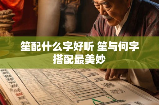 笙配什么字好听 笙与何字搭配最美妙