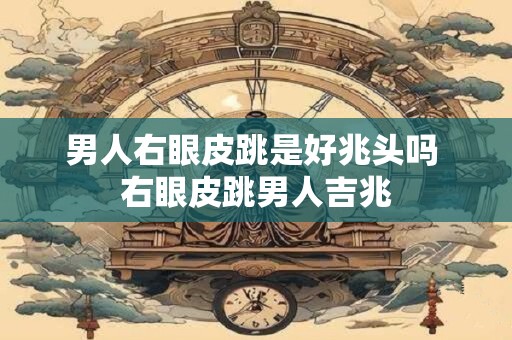 男人右眼皮跳是好兆头吗 右眼皮跳男人吉兆
