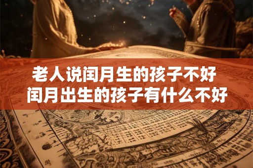 老人说闰月生的孩子不好 闰月出生的孩子有什么不好