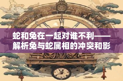 蛇和兔在一起对谁不利——解析兔与蛇属相的冲突和影响