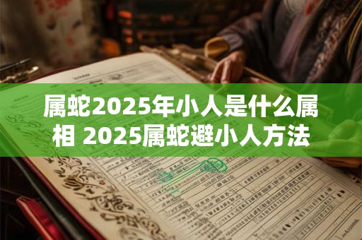 属蛇2025年小人是什么属相 2025属蛇避小人方法