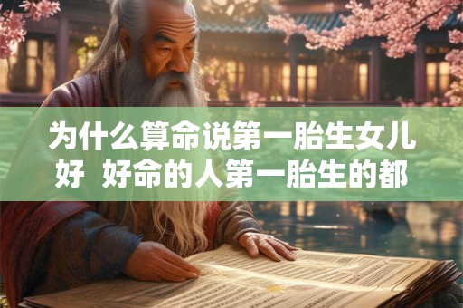 为什么算命说第一胎生女儿好  好命的人第一胎生的都是女孩