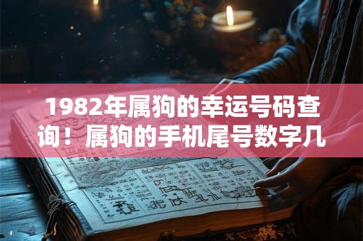 1982年属狗的幸运号码查询!属狗的手机尾号数字几最吉利 1982年属狗的幸运号码查询!属狗的手机尾号数字几最吉利