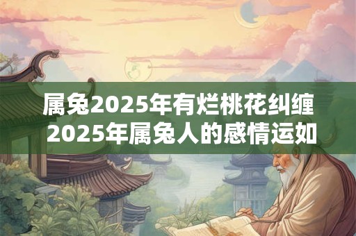 属兔2025年有烂桃花纠缠 2025年属兔人的感情运如何