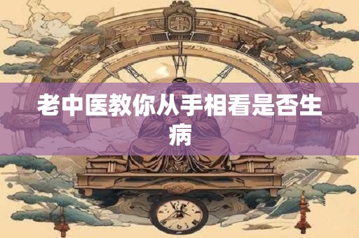 老中医教你从手相看是否生病