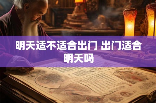 明天适不适合出门 出门适合明天吗