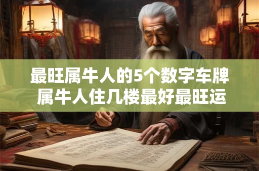 最旺属牛人的5个数字车牌 属牛人住几楼最好最旺运