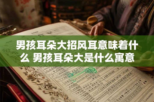 男孩耳朵大招风耳意味着什么 男孩耳朵大是什么寓意