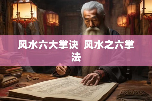 风水六大掌诀  风水之六掌法