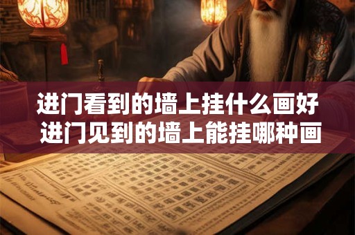 进门看到的墙上挂什么画好 进门见到的墙上能挂哪种画