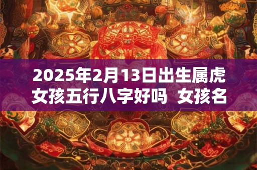 2025年2月13日出生属虎女孩五行八字好吗  女孩名字赏析