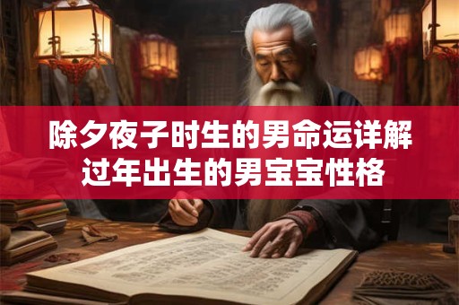 除夕夜子时生的男命运详解 过年出生的男宝宝性格