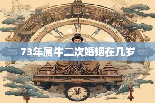73年属牛二次婚姻在几岁