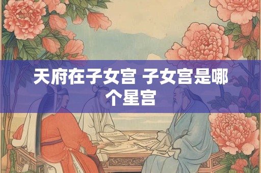天府在子女宫 子女宫是哪个星宫