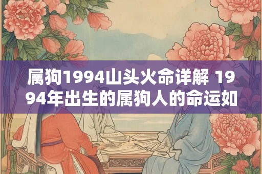 属狗1994山头火命详解 1994年出生的属狗人的命运如何