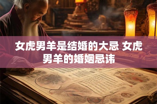 女虎男羊是结婚的大忌 女虎男羊的婚姻忌讳