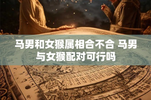 马男和女猴属相合不合 马男与女猴配对可行吗