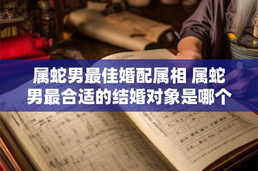 属蛇男最佳婚配属相 属蛇男最合适的结婚对象是哪个属相