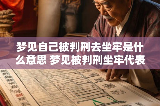 梦见自己被判刑去坐牢是什么意思 梦见被判刑坐牢代表什么