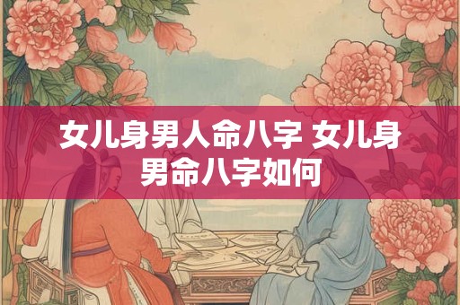女儿身男人命八字 女儿身男命八字如何