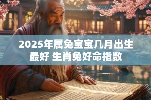 2025年属兔宝宝几月出生最好 生肖兔好命指数