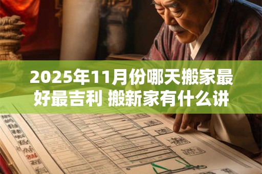 2026年11月份哪天搬家最好最吉利 搬新家有什么讲究