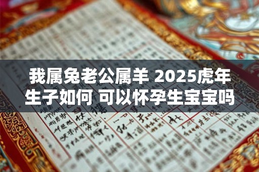 我属兔老公属羊 2025虎年生子如何 可以怀孕生宝宝吗