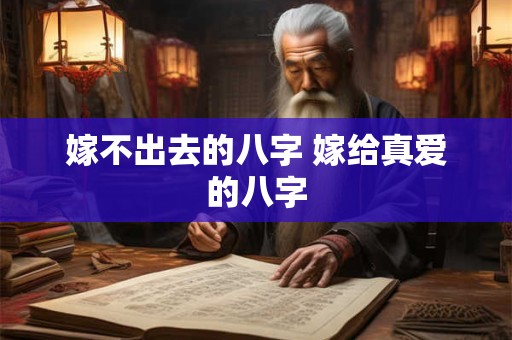 嫁不出去的八字 嫁给真爱的八字