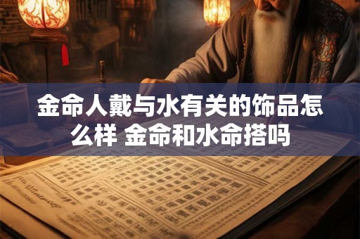金命人戴与水有关的饰品怎么样 金命和水命搭吗