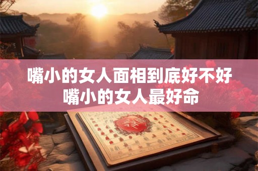 嘴小的女人面相到底好不好 嘴小的女人最好命