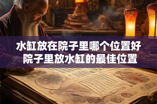水缸放在院子里哪个位置好 院子里放水缸的最佳位置