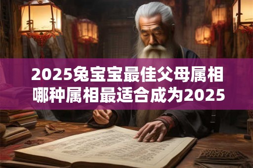 2025兔宝宝最佳父母属相 哪种属相最适合成为2025兔宝宝的最佳父母
