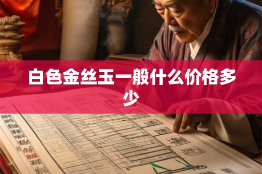 白色金丝玉一般什么价格多少