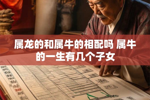 属龙的和属牛的相配吗 属牛的一生有几个子女