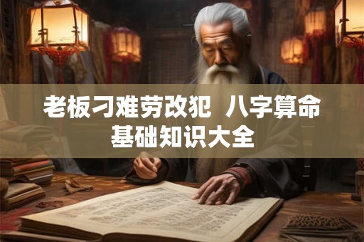 老板刁难劳改犯  八字算命基础知识大全