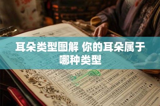 耳朵类型图解 你的耳朵属于哪种类型