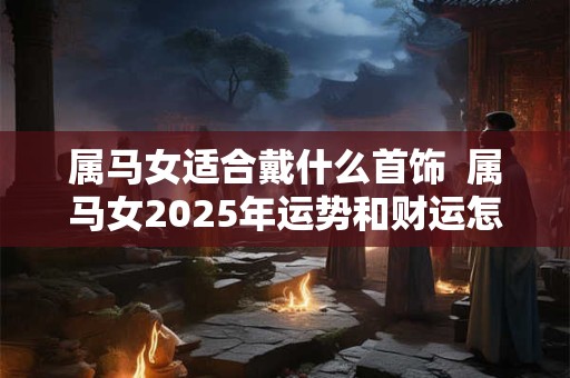 属马女适合戴什么首饰  属马女2025年运势和财运怎么样