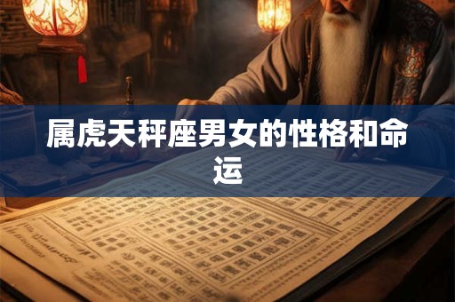 属虎天秤座男女的性格和命运