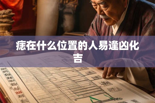 痣在什么位置的人易逢凶化吉